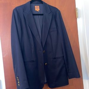 Tory Burch navy blue blazer